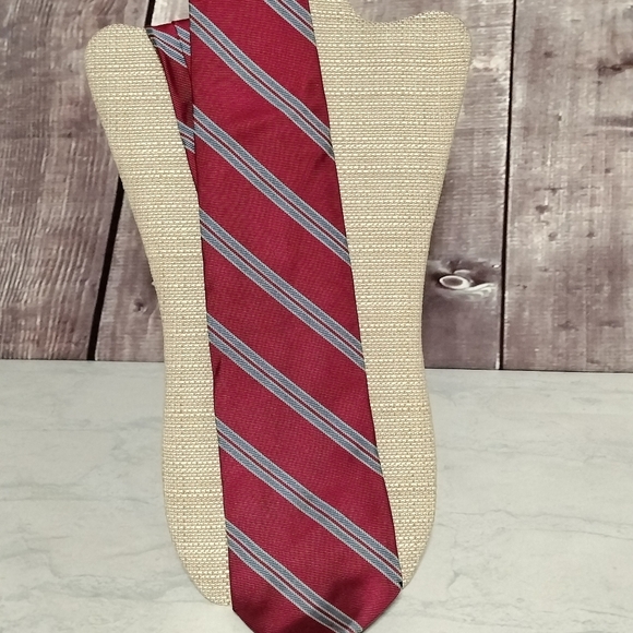 Brooks Brothers 346 Pink Striped Men's Tie Necktie Texture Woven Classic Modern - Picture 2 of 7